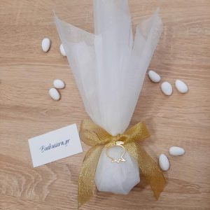 Μπομπονιέρα Γάμου με Ροδι.