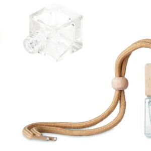 Μπουκαλάκι Αρωματικού Αυτοκινήτου 8ml Γυαλί & Ξύλο | Για Μπομπονιέρα