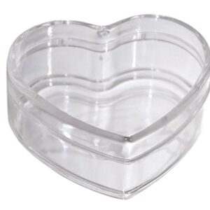 Πλεξιγκλάς Κουτί Καρδιά 8.5x4εκ για Μπομπονιέρα