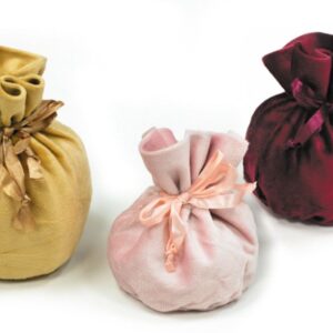 Βελούδινο Πουγκί 7x9εκ με Στρογγυλό Πάτο | 3 Χρώματα | Ελάχ. 12τμχ